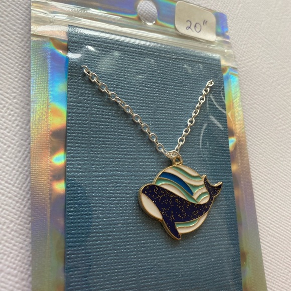 Blue Whale Necklace - Picture 3 of 4